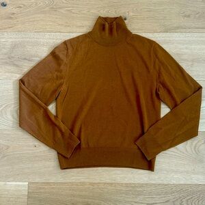 Dries Van Noten brown turtleneck size xsmall excellent used condition